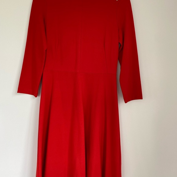 BNWOT LK Bennett UK size 10 US size 6 Red Dress - Picture 2 of 6